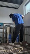 【食品加工業水處理】咸陽某醋廠1噸反滲透設備，阻垢裝置加水箱自潔消毒器